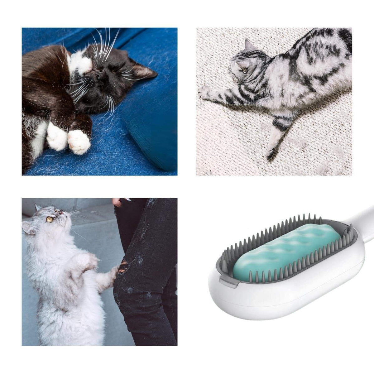 4-in-1 pet grooming brush for cats and dogs, photo 2