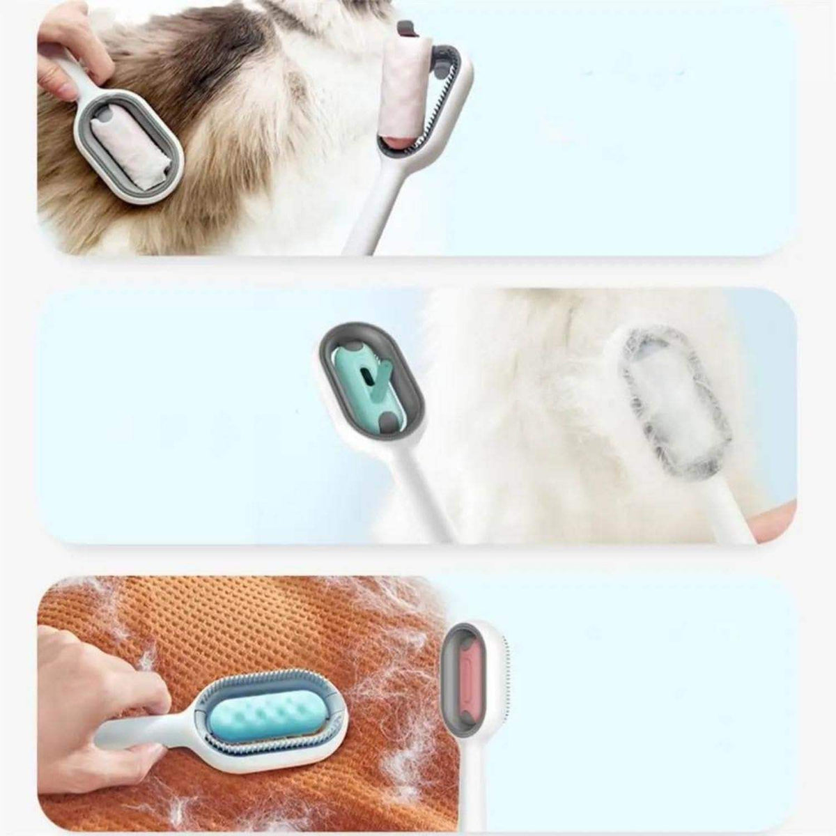 4-in-1 pet grooming brush for cats and dogs, photo 8
