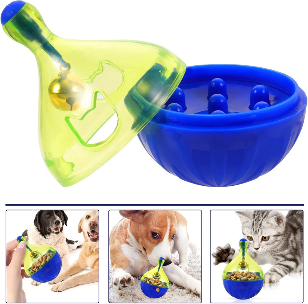 Interactive wobble treat ball dispenser for dogs and cats, photo 2 of 8